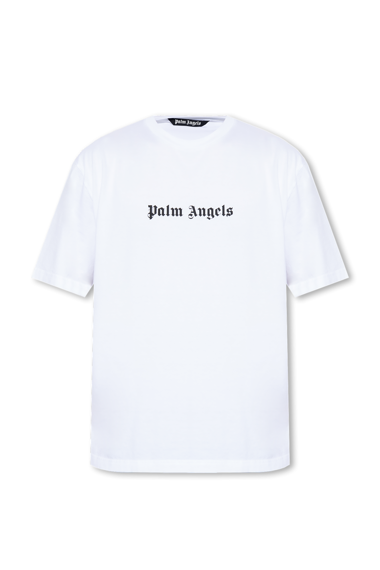 White T-shirt with logo Palm Angels - Vitkac Canada